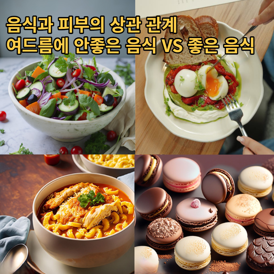 여드름 피부에 안좋은 음식 & 좋은 음식, 음식과 피부의 상관관계 있다?