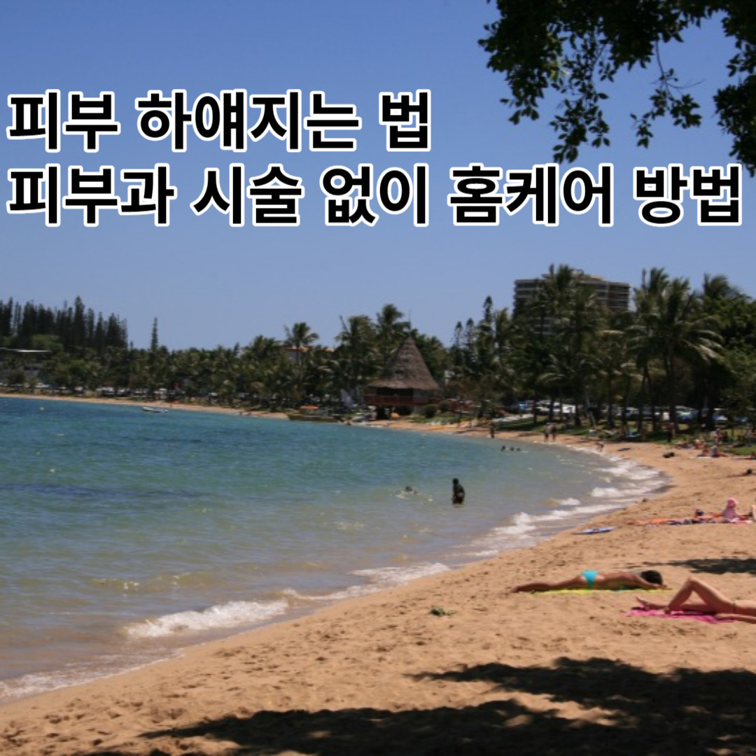 피부 하얘지는 법, 누구나 피부과 시술없이 집에서도 가능하다!